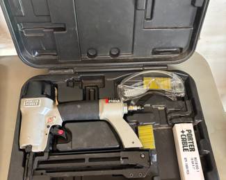 Porter Cable narrow crown stapler w case $ 140.00