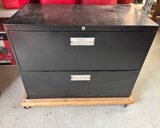 2 Drawer Legal file cabinet
36”w 19”d 28” t. $175.00