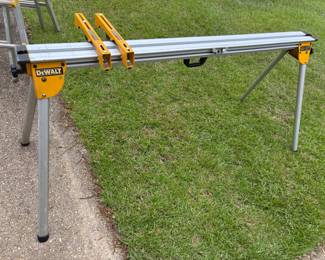 DeWalt Universal Mitre Saw Stand Adjustable. Fits other saws w 4 hole base 70”- 13’w 28”d 32”t. $ 150.00