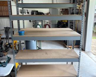 Metal adjustable shelves
48”w 18.5”d 84”t. (1)
$125.00 each