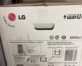 LG Room Air Conditioner New in Box
6500 btu.