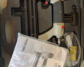 Porter Cable narrow crown stapler w case. $ 140.00