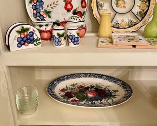 Serving pieces, dinnerware stemware