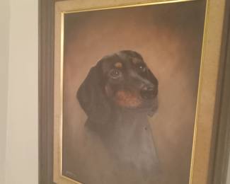 Original painting framed