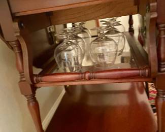 Glass stemware