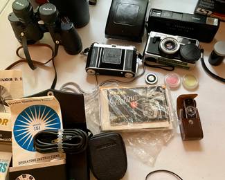 Cameras vintage, flashbulbs