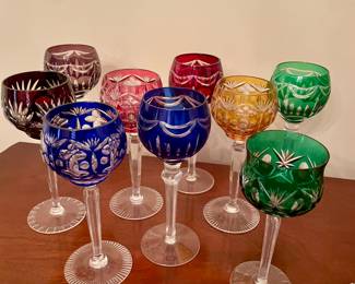 Crystal goblets sets