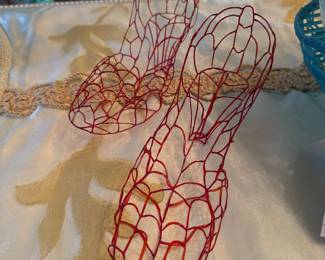 Tina Betz ruby glass slippers