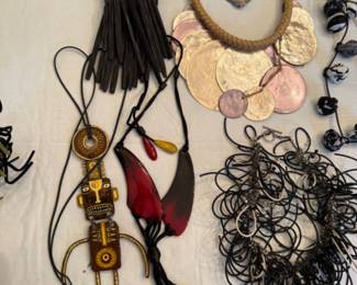 Artist designed necklaces
