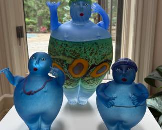 Giampaolo Amoroso "Puppets" art glass