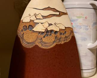 South western theme vase