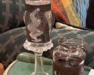 Art glass pieces by Hank Murta Adams