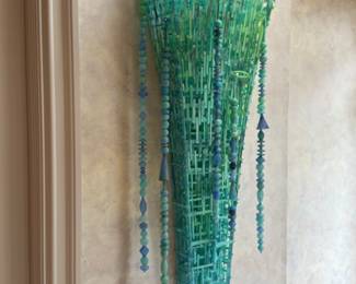 Jay Musler art glass wall sculpture