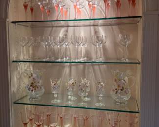 Assorted stemware