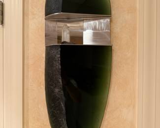 Glass wall art