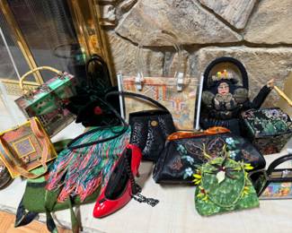 Artsy purses / evening bags - Mary Frances & more!