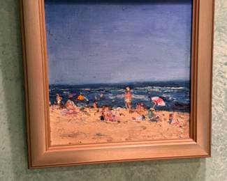 Larry Horowitz oil painting "Beach 1998"