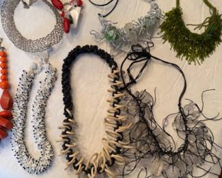 Artist designed necklaces