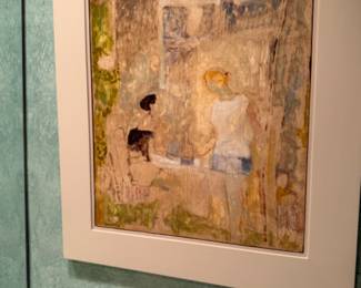 Anthony Dubovsky oil on panel "The French Girls II"