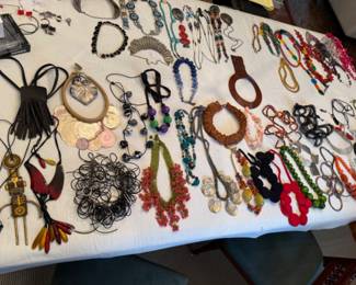 Artist designed necklaces