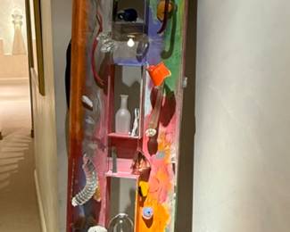 Thurman Statom art glass ladder