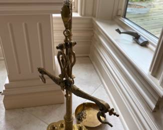 Antique brass scale