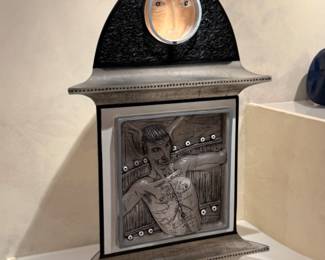 Mark Bokesch Parsons art glass sculpture