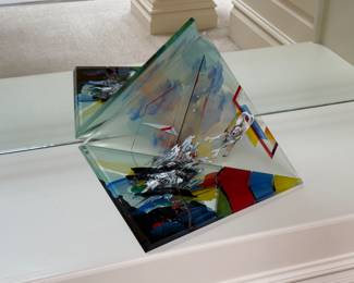 Bohumil Elias art glass sculpture