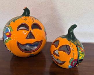 Talavera Pumpkin Set
