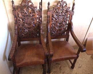Stately Ornate Chairs