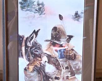 Suzanne Denton Signed Lithograph