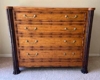 Asian Inspired Bamboo Look Dresser