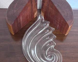 Handmade Mexican Wood Bookends