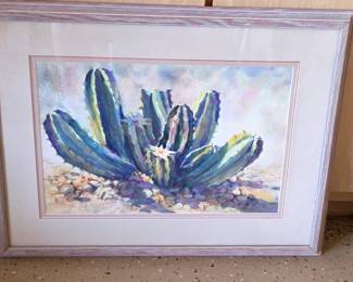 Vicki Reed Signed Watercolor