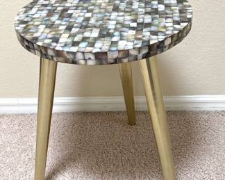 Beautiful Shell Side Table