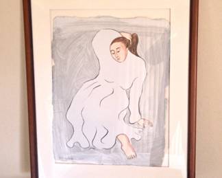 1950s RC Gorman Print SignedNbrd