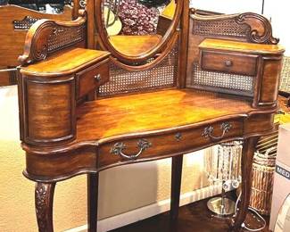 VintageAntique Wooden Vanity