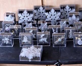 Hand Blown Glass Ornaments NIB