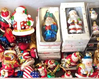 German Style Glass Ornaments