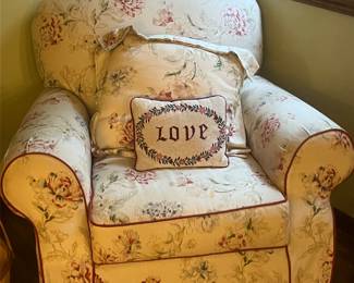 Rocking Chair - floral fabric very comfy
