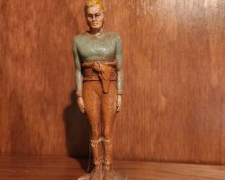 vintage Flash Gordon Syroco-style figurine from 1944.