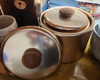 Pink canisters
