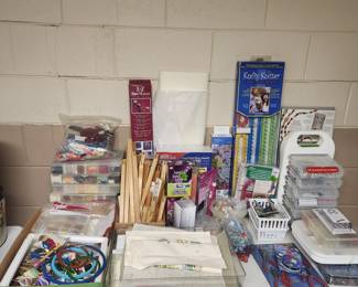 Crafting, cross stitch thread in every color