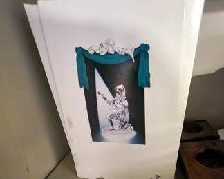 SWAROVSKI CRYSTAL HARLEQUIN MASQUERADE SCULPTURE