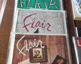 1950 RARE FLAIR MAGAZINES THE ENTIRE YEAR FROM JANURY TO DECEMBER BEING SOLD AS ONE GROUP