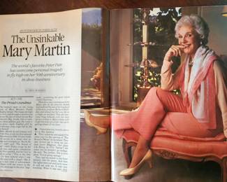 ACTRESS CELEBRITY MARY MARTIN LARRY HAGMANS MOTHER OWNER OF THE TIFFANY WATCH