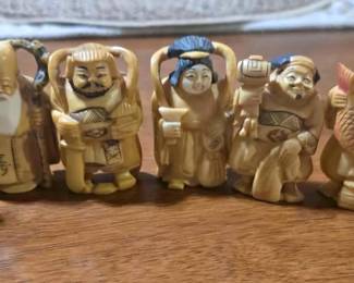 VINTAGE JAPANESE NETSKE FIGURES