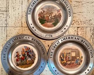 Commemorative Plates - The Great American Revolution 1776