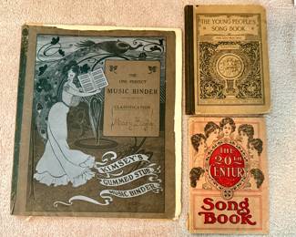 Kimsey's Gummed Stub Music Binder and Song Books