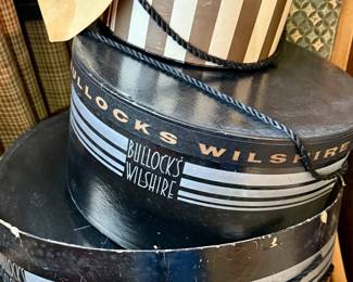Bullock's Wilshire Hat Boxes